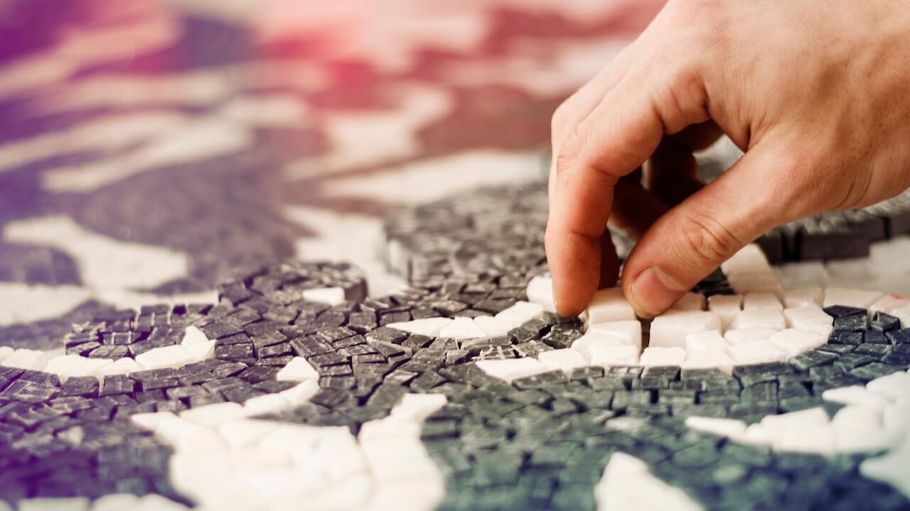 Custom mosaic design as an architectural problem-solver